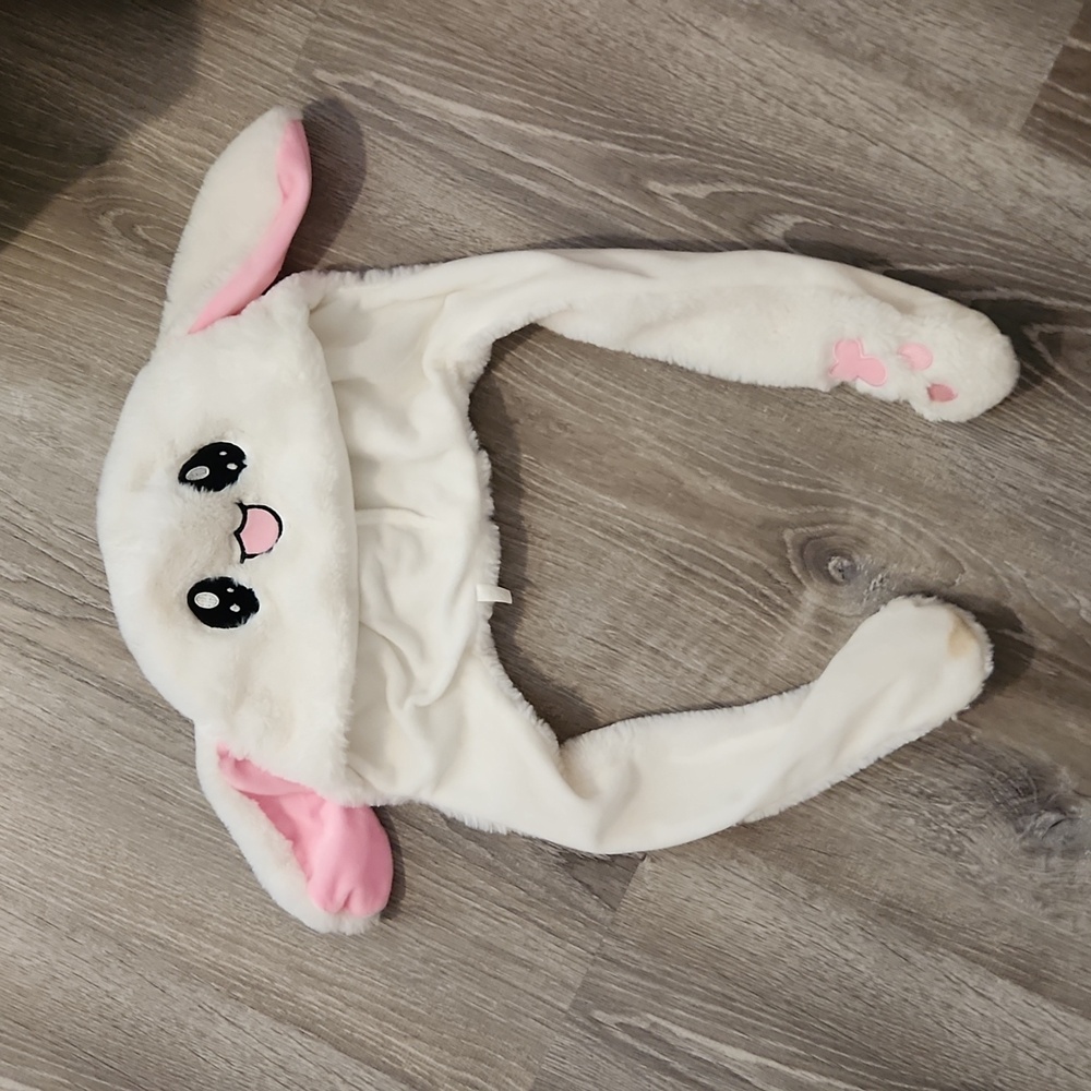 Cute Winter Plush Hat with Movable Ears